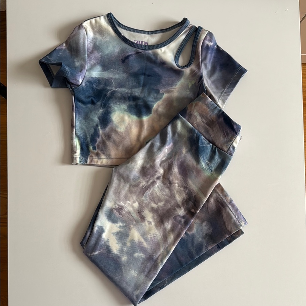 Kids Tie-Dye Set for gymnastic